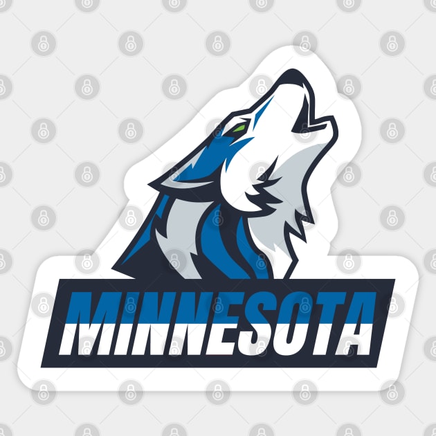 Minnesota basketball Sticker by BVHstudio